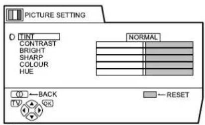 JVC AV28H20EU - PICTURE SETTING (definição da imagem) - 1