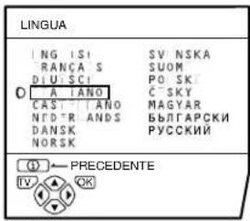 JVC AV28H20EU - Selezionare LINGUA e quindi premere il tasto OK. - 1