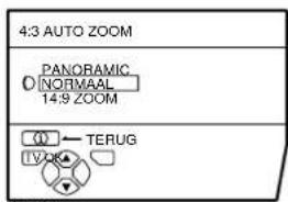 JVC AV28H20EU - Kies 4:3 AUTO ZOOM en druk hierna op de toets OK - 1