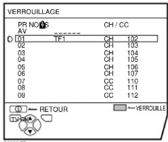 JVC AV28CH1EU - Appuyer sur la touche CK - 1