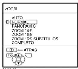 JVC AV28CH1EU - Cómo selecciónar el modo de ZOOM - 1