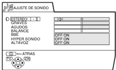 JVC AV28CH1EU - AJUSTE DE SONIDO - 1