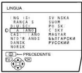 JVC AV28CH1EU - Selezionare LINGUA e quindi premere il tasto OK. - 1