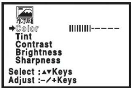 SANYO CTL1554 - Adjust Picture Manually - 3