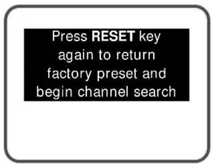 SANYO DS25390 - RESETTING THE TV - 1