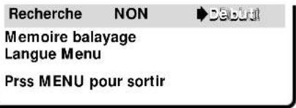 SANYO DS25390 - Réinitialisation DU MODE D'ANTENNE / DE LA TÉLÉ PAR CÂBLE ET DE LA RECHERCHE DES CANAUX - 1