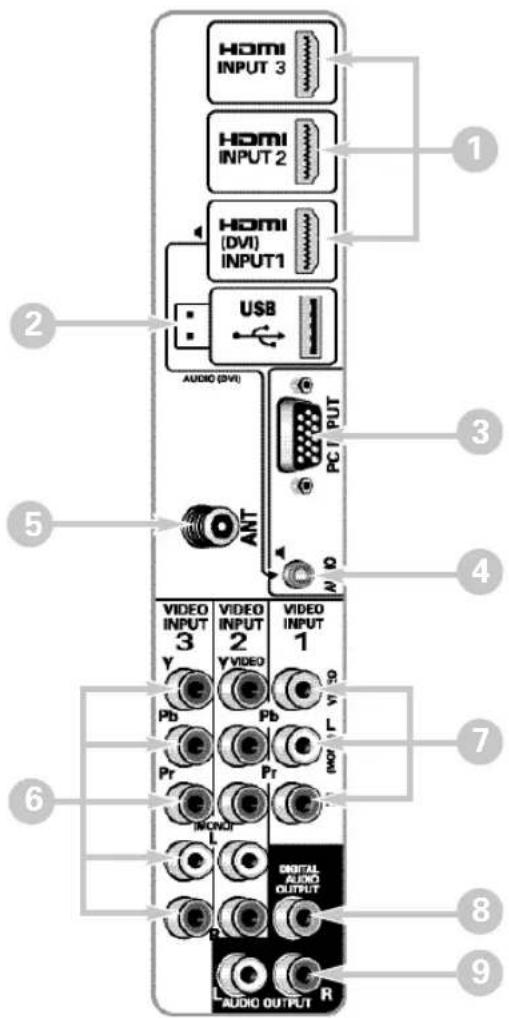SANYO DP42841 - Analog Stereo Audio Out (L/R) Jacks - 1