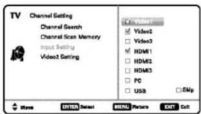 SANYO DP42841 - Input Setting - 1