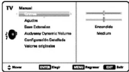 SANYO DP42841 - CONFIGURACION MANUAL DE SONIDO - 1