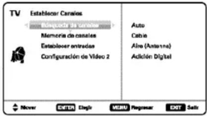 SANYO DP42841 - Búsqueda de canales - 1