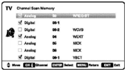 SANYO DP42841 - Channel Scan Memory - 1