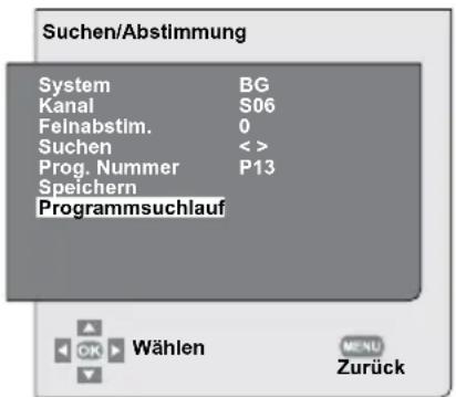 SEG Kansas - Kanäle automatisch abstimmen und speichern - 2
