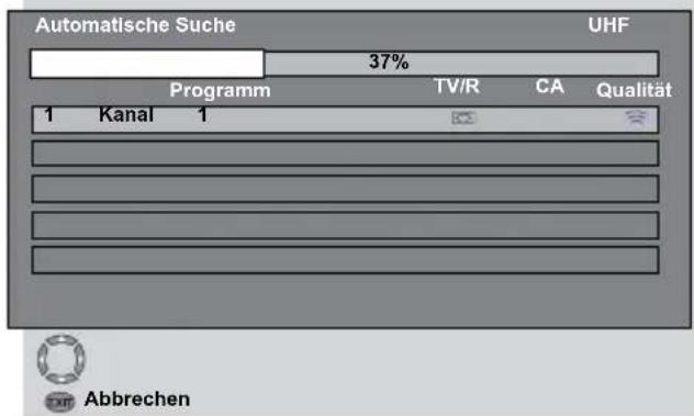 SEG Kansas - Kanäle automatisch abstimmen und speichern - 4