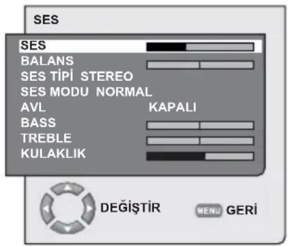 SEG Indiana - 7.1-Ses Menüsu Ayarları - 2