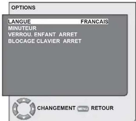SEG Indiana - 7.3- Réglages du menu Options - 2