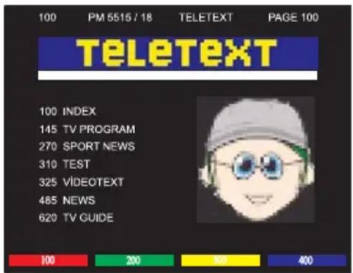 SEG Indiana - 8.1- Accès au mode Télétexte - 2