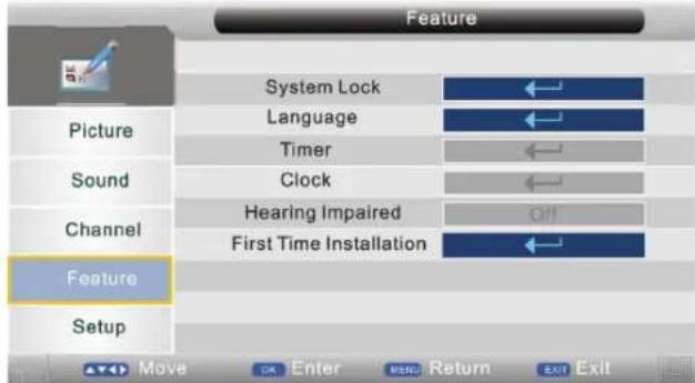 SEG Dublin - Menu funzioni - 1