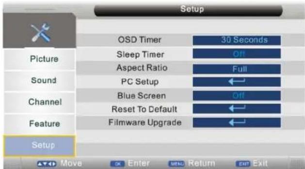 SEG Dublin - Menu de configuration - 1