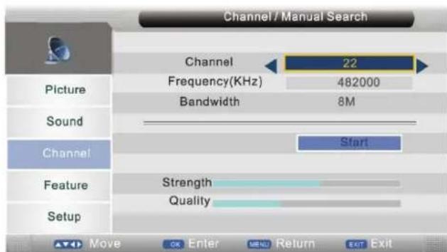 SEG Dublin - Digital Manuelle Suche (Manuelle Sendersuche Digitalfernsehen) - 1