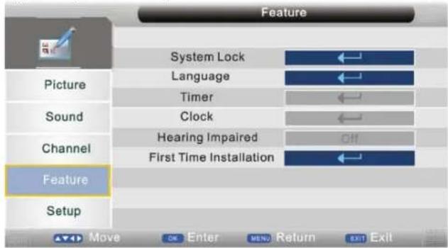 SEG Dublin - Menu funzioni - 1
