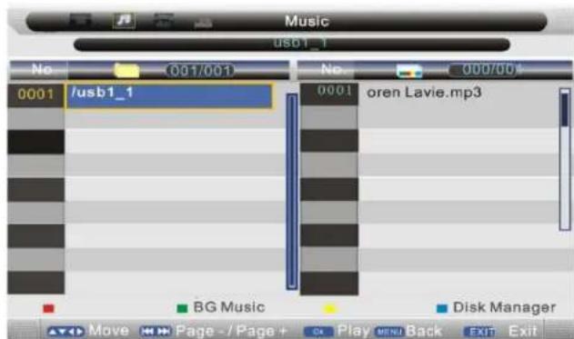 SEG Dublin - Menu musique - 1