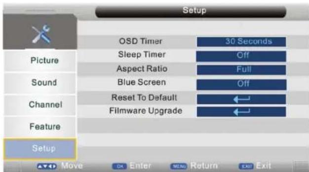SEG Dublin - Menu de configuration - 1