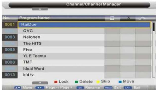 SEG Dublin - Kanal Management (Sender verwalten) - 1