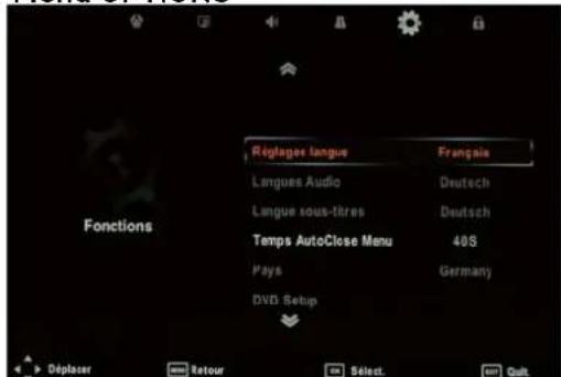 SEG ArtColor - Menu OPTIONS - 1