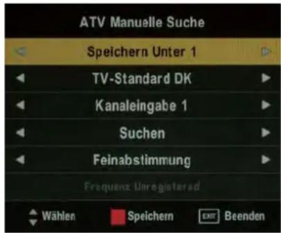 SEG ArtColor - ATV - Manuelle Abstimmung - 1