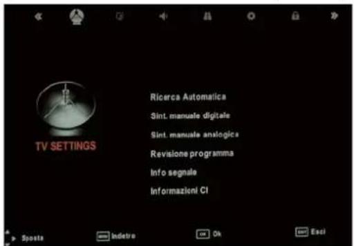 SEG ArtColor - MENU IMPOSTAZIONI TV - 1