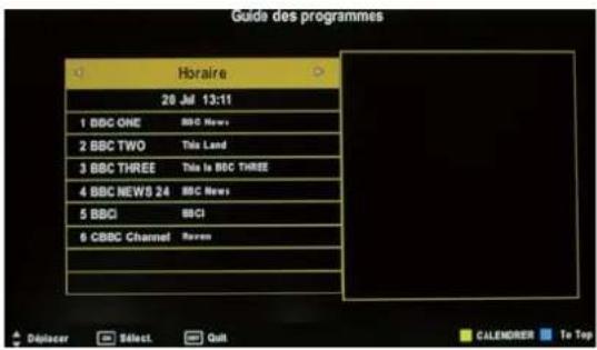 SEG ArtColor - Menu EPG - 1