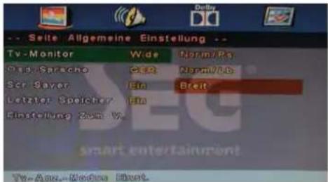 SEG ArtColor - DVD-Einrichtungsmenü öffnen - 2