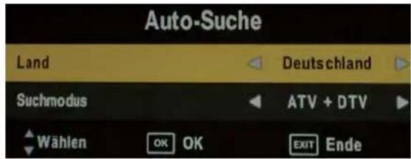 SEG ArtColor - Auto Suche (Automatische Sendersuche) - 1