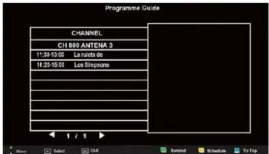 SEG ArtColor - EPG menu - 2