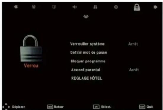 SEG ArtColor - MENU VERROUILLAGE - 1