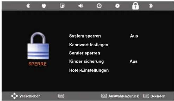 SEG Arcos - Menüeinstellungen - 6