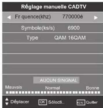 SEG Arcos - Réglage manuel DTV (DVBT) - 2