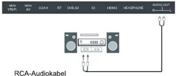 SEG Arcos - Mit einer Stereoanlage verbinden - 1