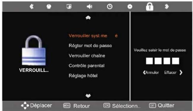 SEG Arcos - Menu VERROUILLAGE - 2