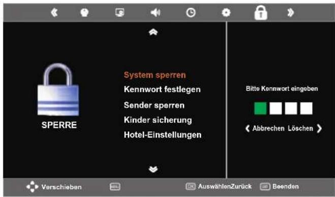 SEG Arcos - Menüeinstellungen - 7