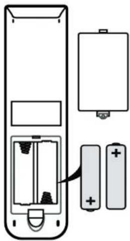 SEG Arcos - Insertion des piles dans la télécommande - 1