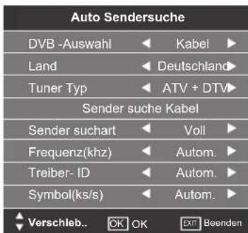 SEG Arcos - Automatische Sendersuche - 1