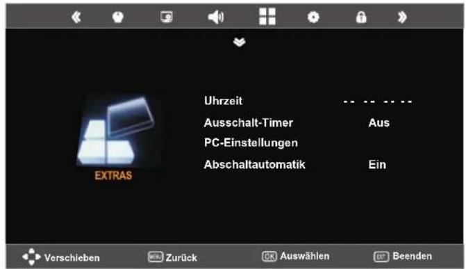 SEG Arcos - Menüeinstellungen - 3