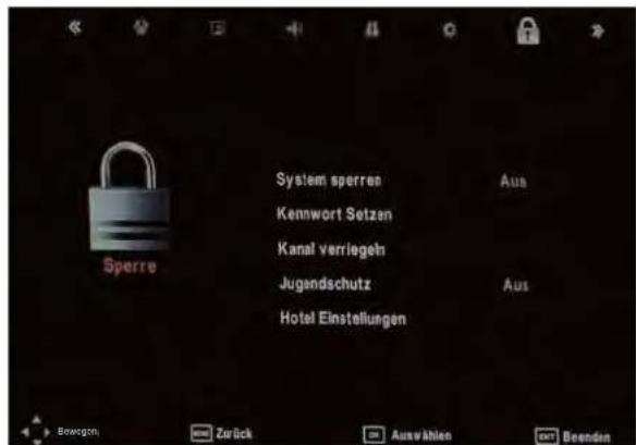 SEG Nagano - Sperre Menu (Schütz Menu) - 1