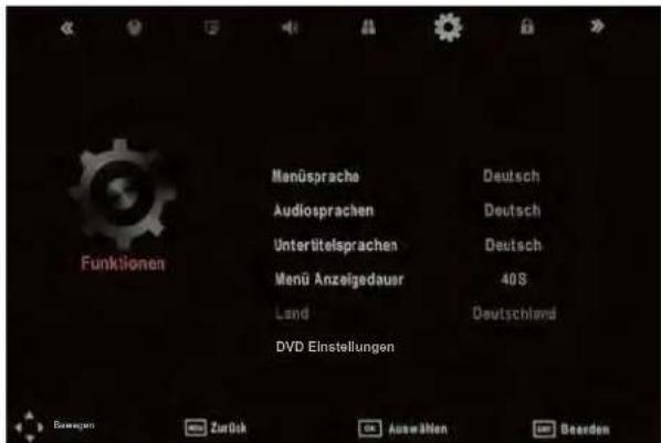SEG Nagano - Funktionen Menu (Optionsmenu) - 1