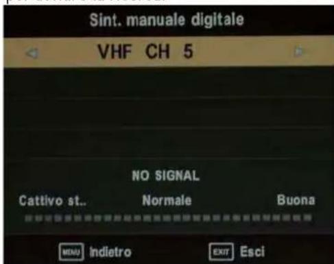 SEG Nagano - Sintonizzazione manuale DTV - 1