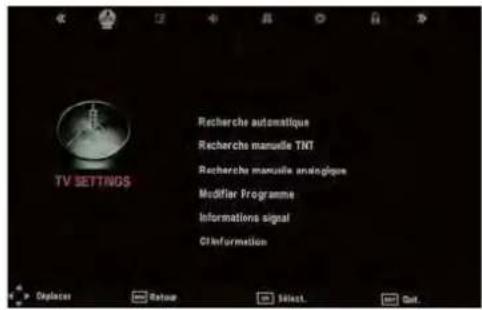 SEG Nagano - MENUTV SETTINGS(RéGLAGESTV) - 1