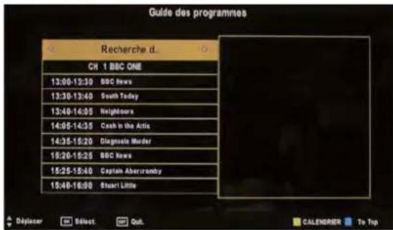 SEG Nagano - Menu EPG - 2