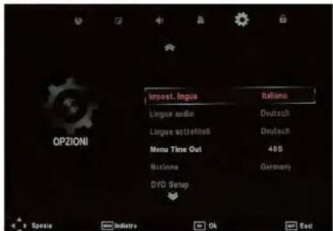 SEG Nagano - Menu OPZIONI - 1