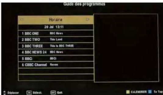 SEG Nagano - Menu EPG - 1